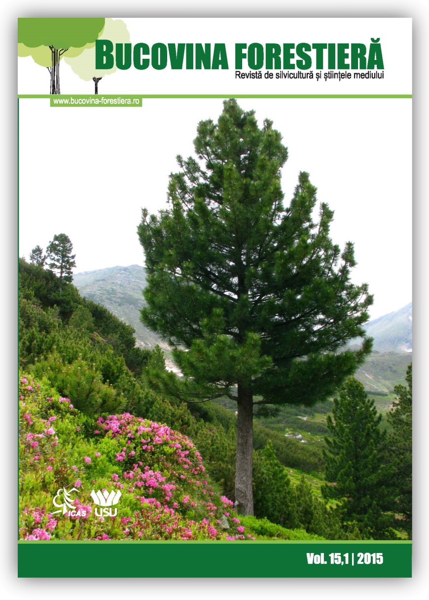 Bucovina Forestieră Vol. 15(1) 2015